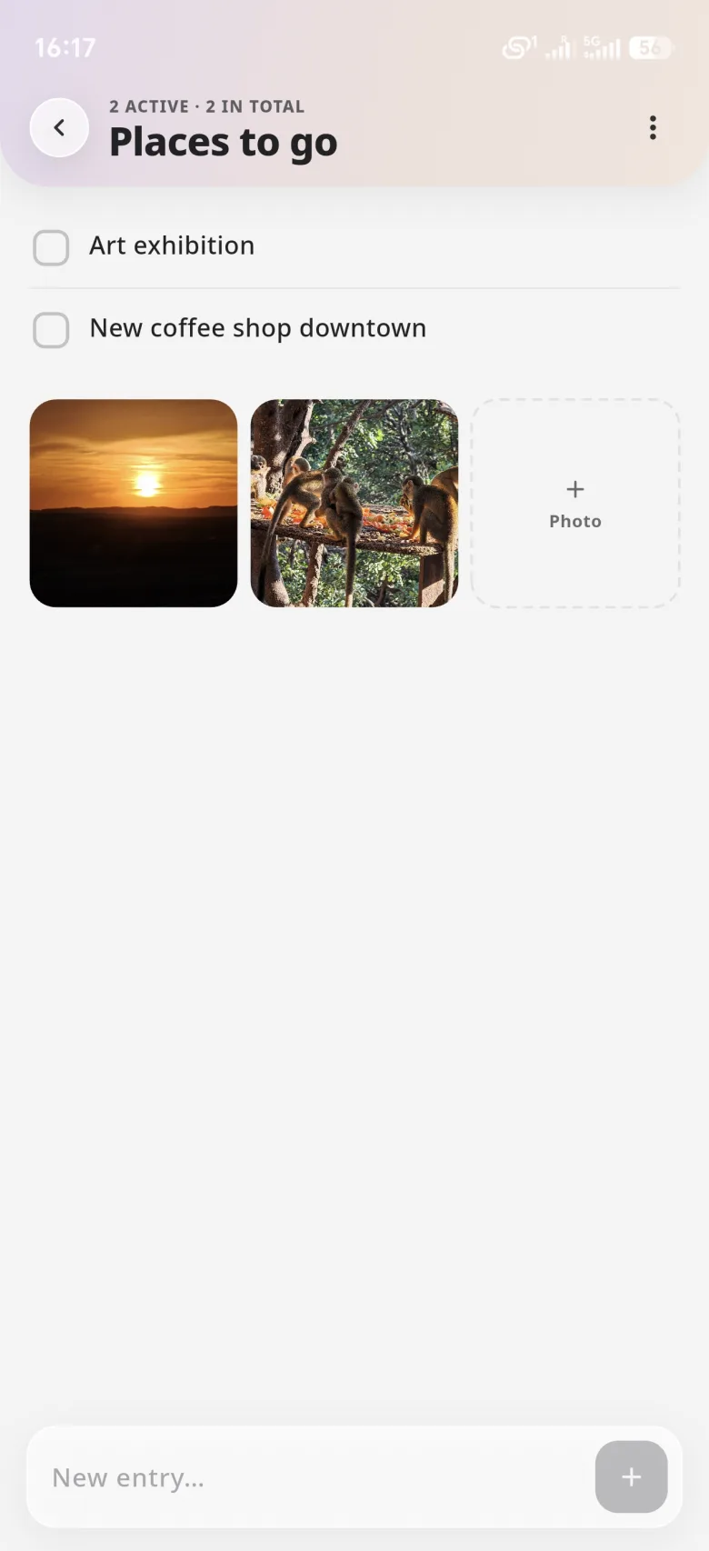 Lists instead of “saved messages”